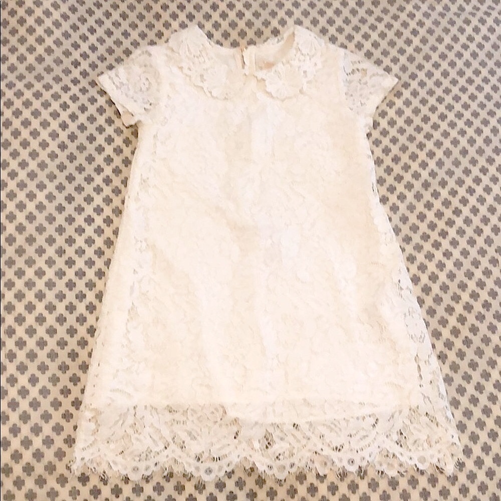 Girls cream lace dress EASTER 🐣